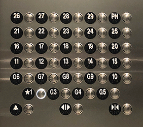 Escalator Markings And Better Layouts For Elevator Buttons