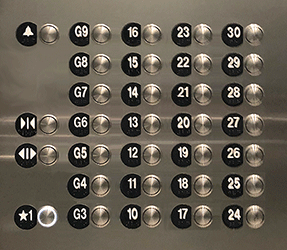 Escalator Markings And Better Layouts For Elevator Buttons